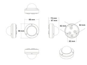 PRO-CCTV IP25-2FPA